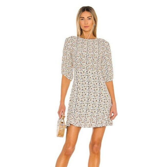 Faithfull the Brand Dresses & Skirts - FAITHFULL THE BRAND Sidonie Mini Dress Aurelia Off White Chestnut